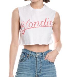 Levi's White Tank with Pink Graphic